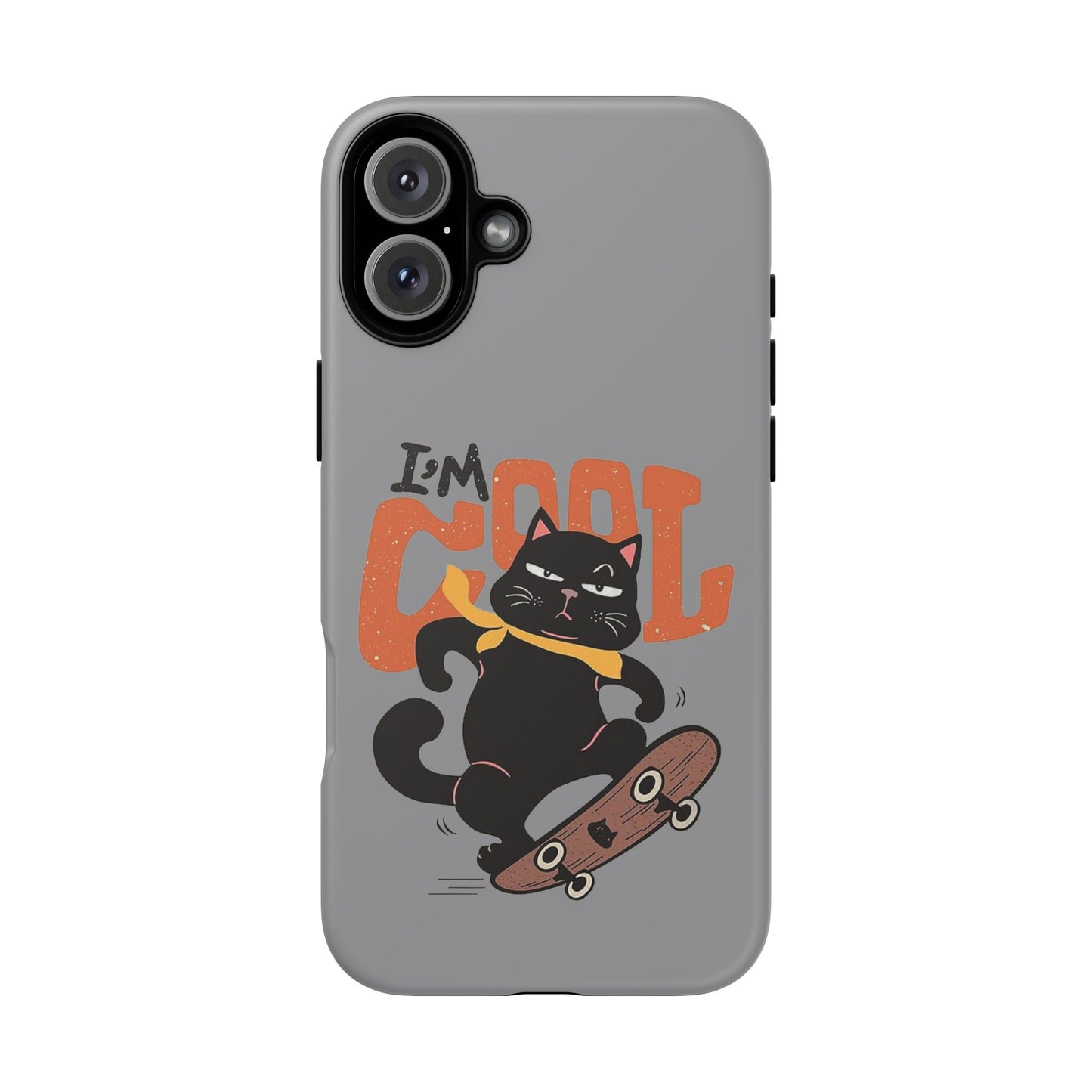 Cool Cat Phone Case - Fun Skateboard Design for Cat Lovers