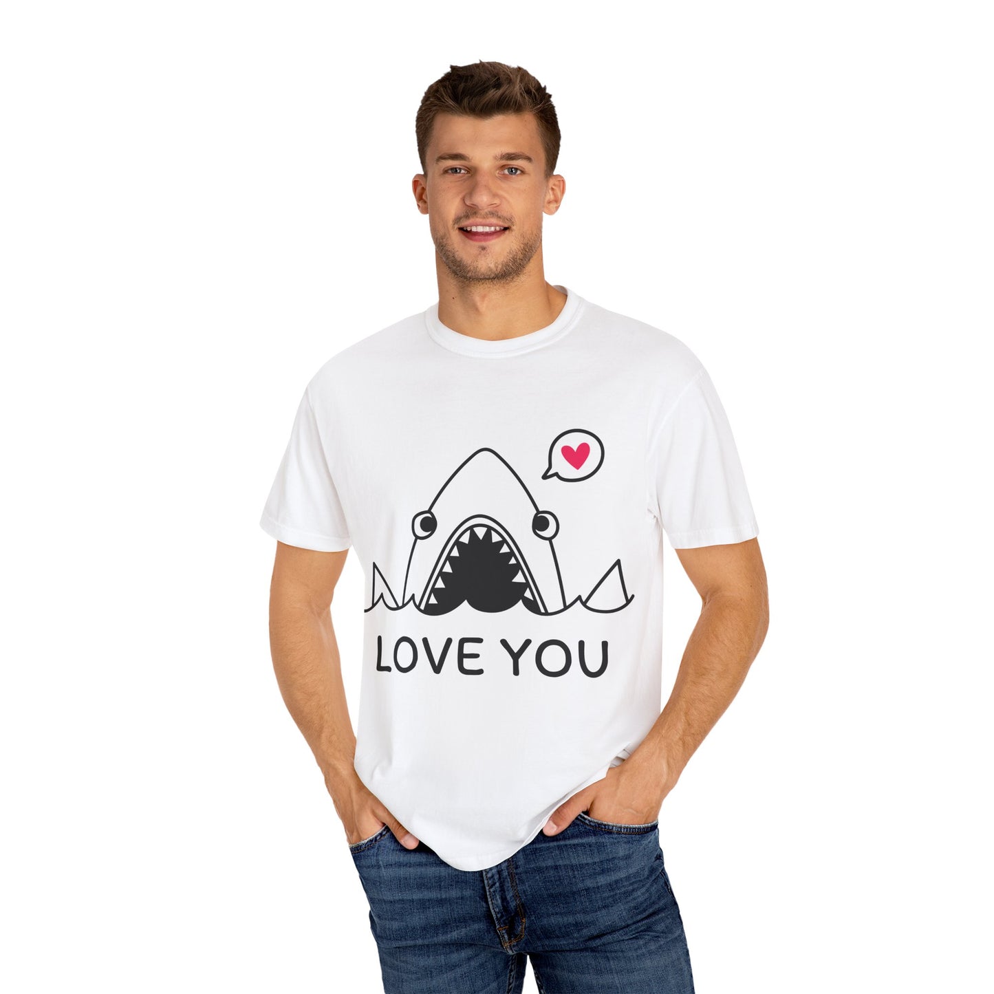 "Cute Shark 'Love You' Unisex Tee"