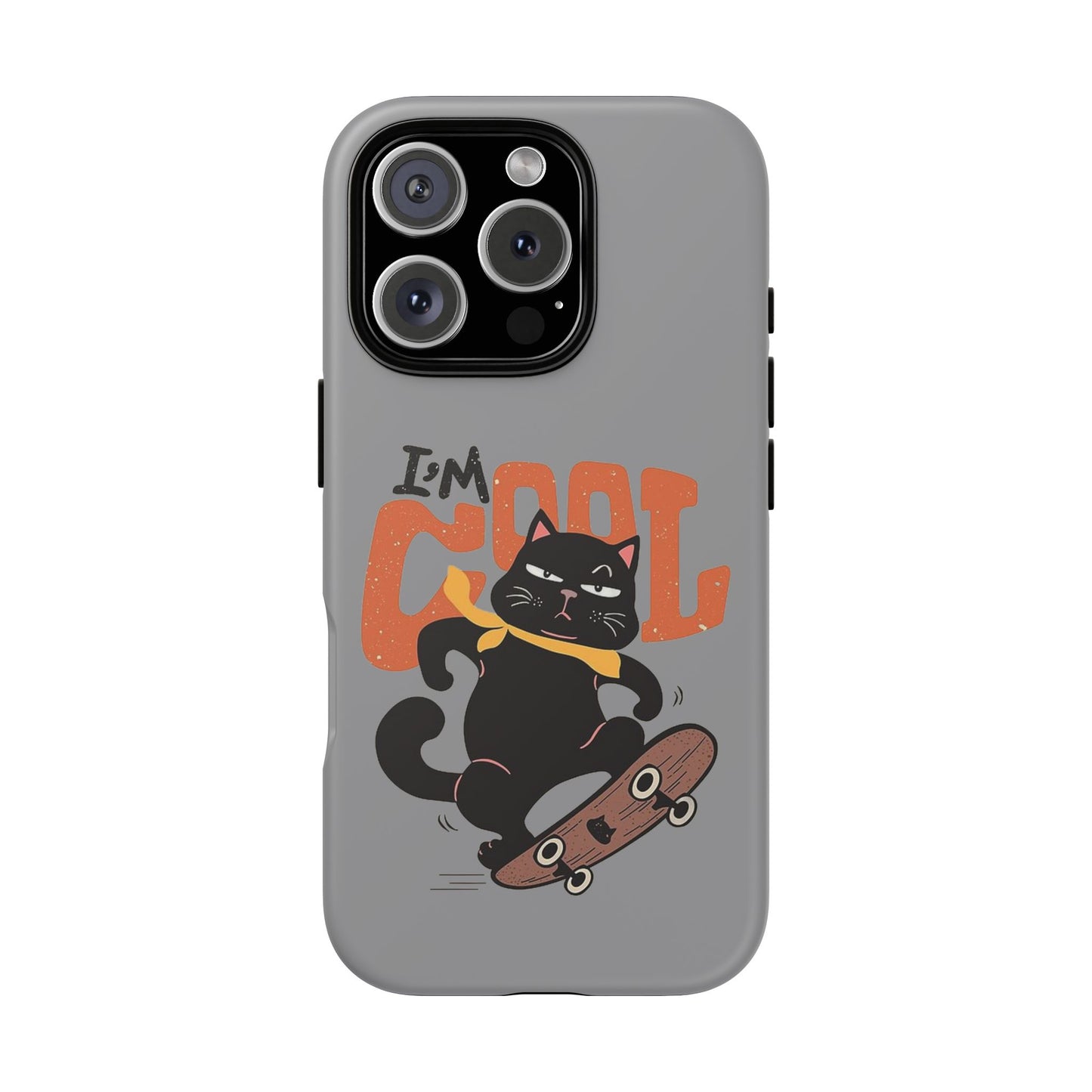 Cool Cat Phone Case - Fun Skateboard Design for Cat Lovers
