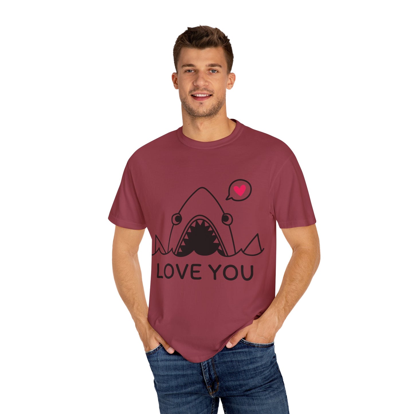 "Cute Shark 'Love You' Unisex Tee"