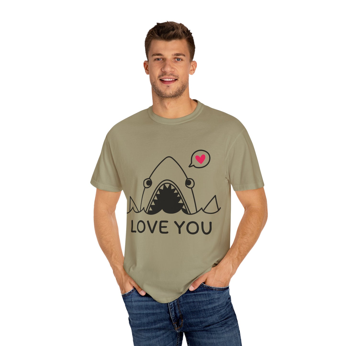 "Cute Shark 'Love You' Unisex Tee"