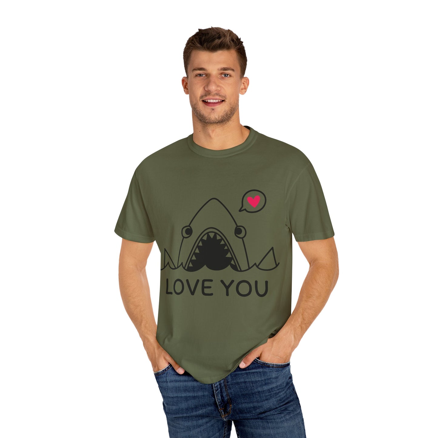 "Cute Shark 'Love You' Unisex Tee"