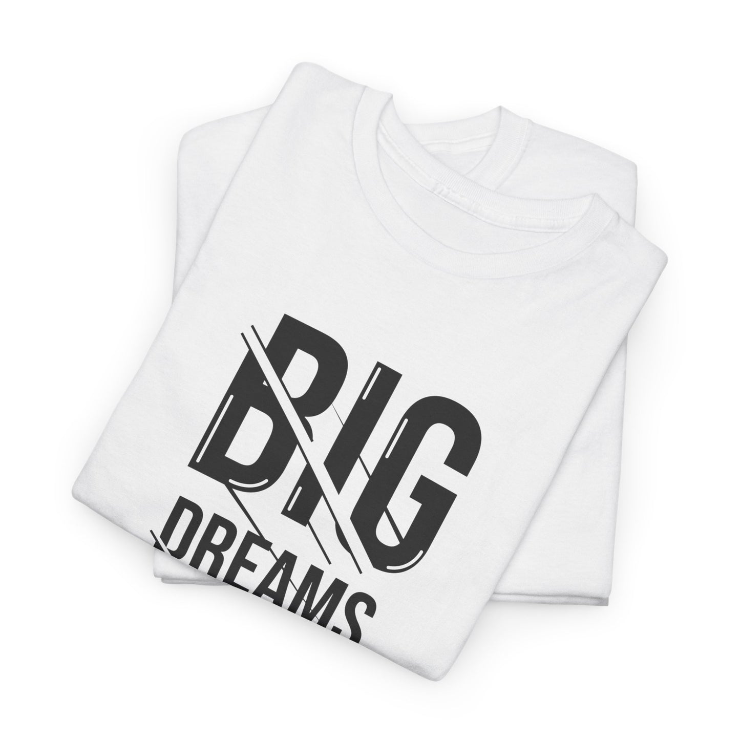 "Inspo Unisex Cotton Tee | Big Dreams, Big Actions"