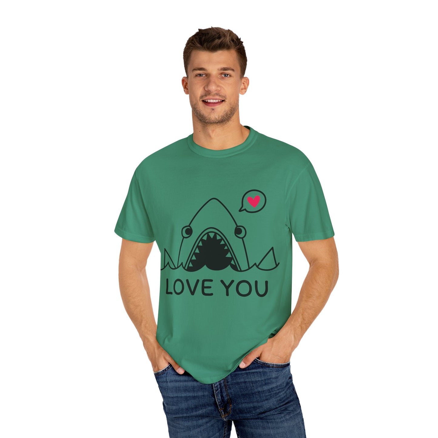 "Cute Shark 'Love You' Unisex Tee"