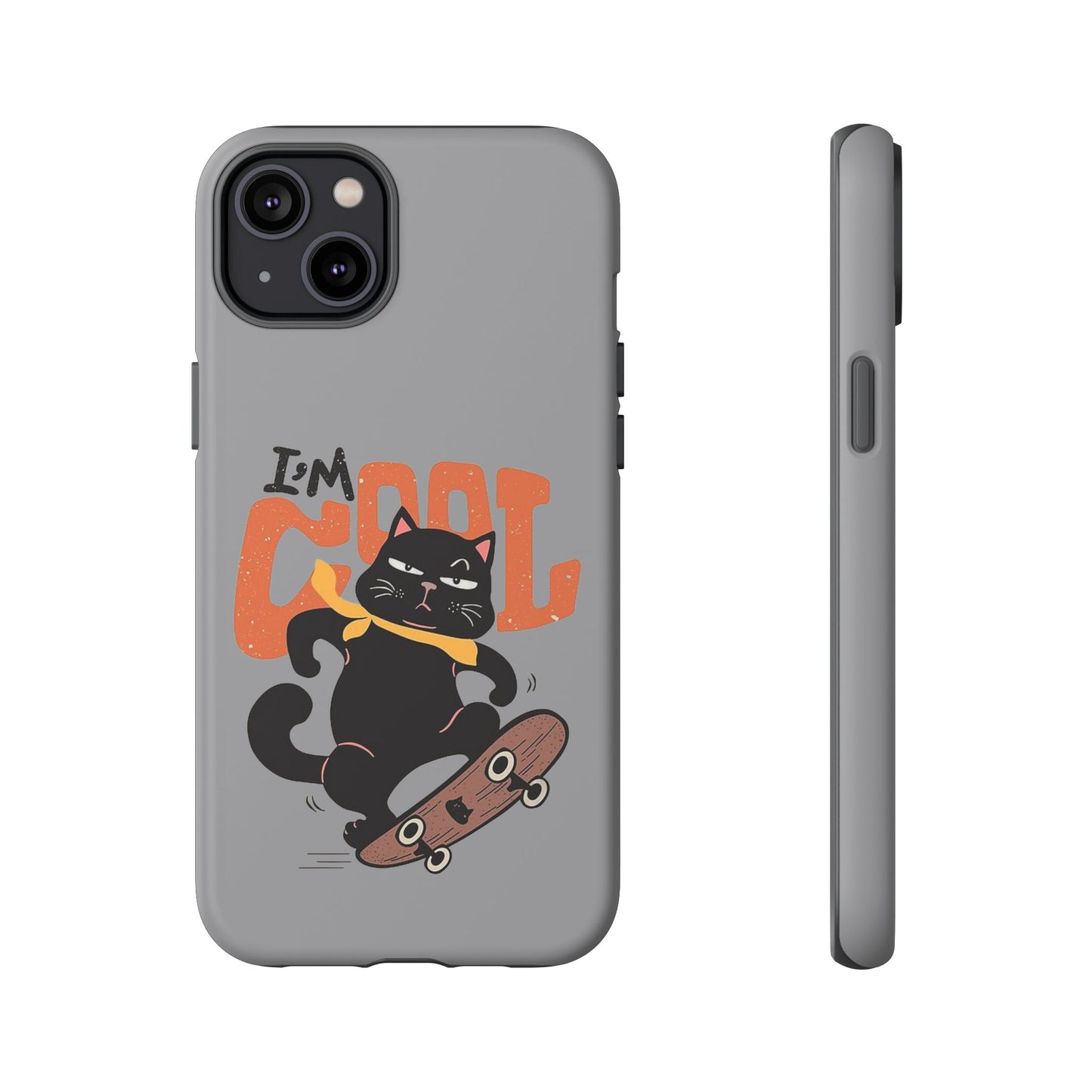 Cool Cat Phone Case - Fun Skateboard Design for Cat Lovers