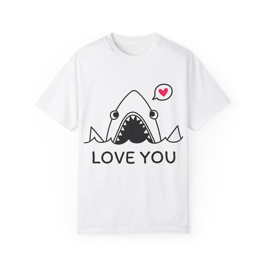 "Cute Shark 'Love You' Unisex Tee"