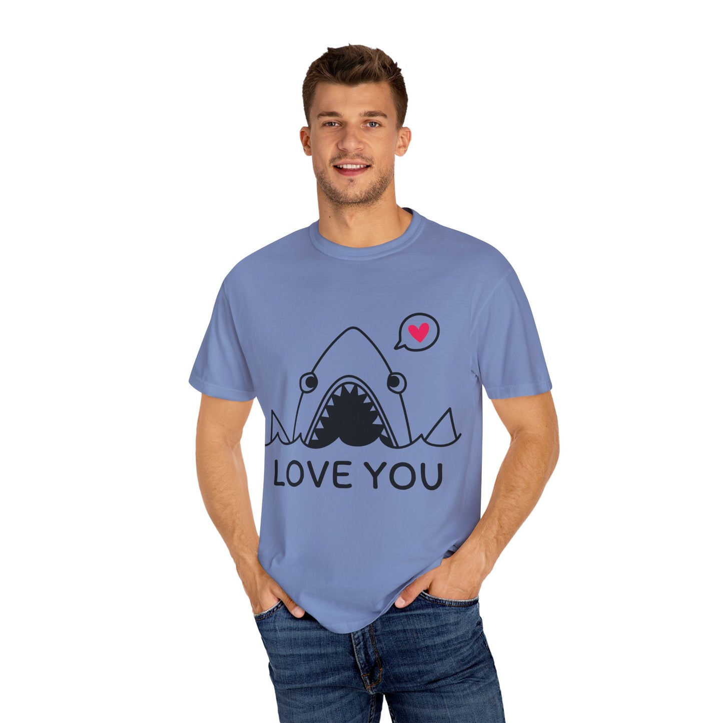 "Cute Shark 'Love You' Unisex Tee"